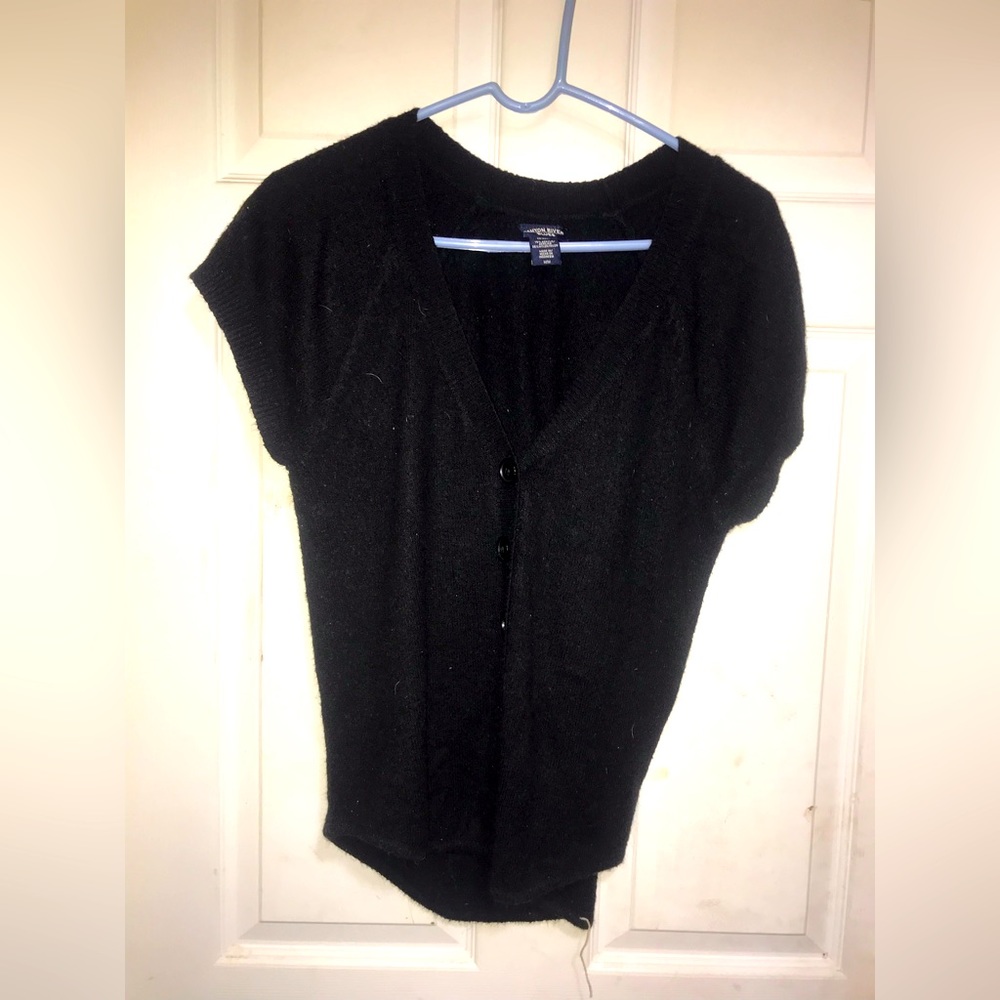 Black button up top size medium